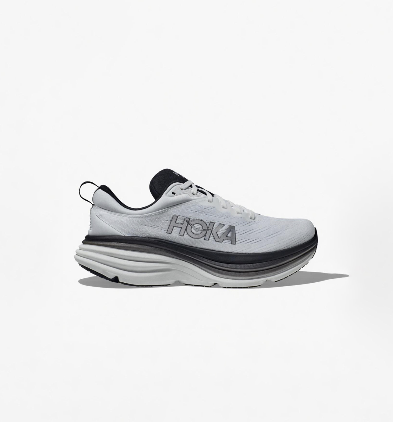 Hoka Bondi 8 WHITE/BLACK